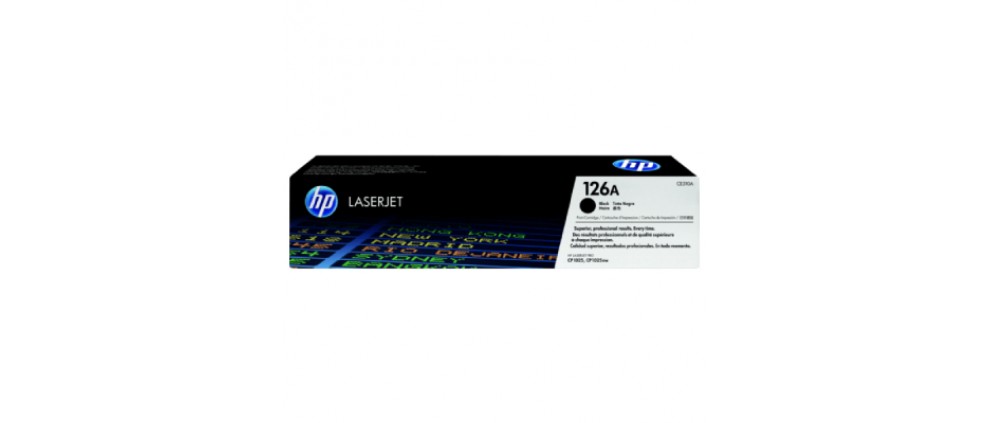 HP 126A Black Dual Pack Laserjet Toner Cartridge (CE310AD) (1.2K)